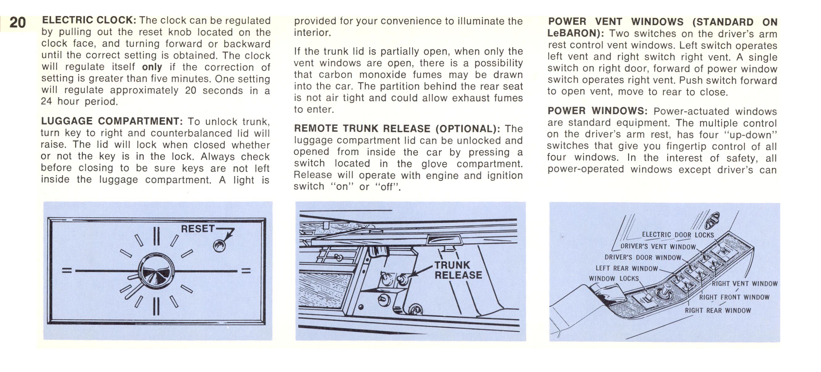 1968 Chrysler Imperial Owners Manual Page 3